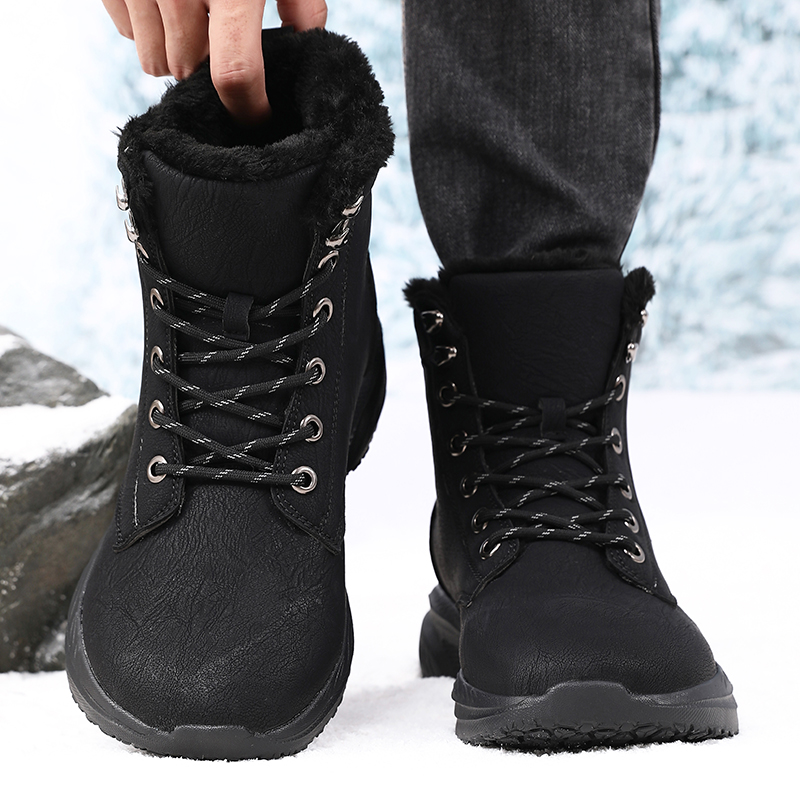Winter Boot Insulated - Men Winter Snow Boots for Waterproof