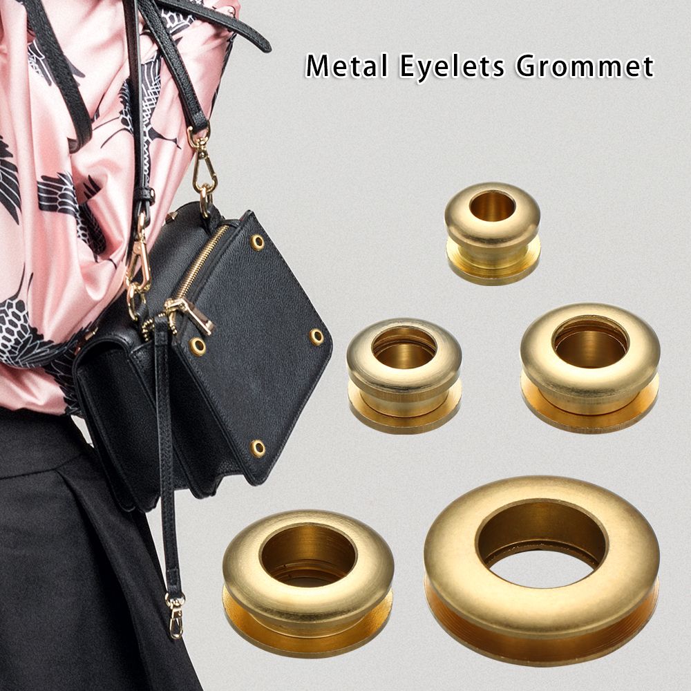 Men Shoes Jeans - Solid Brass Screw Back Eyelets With