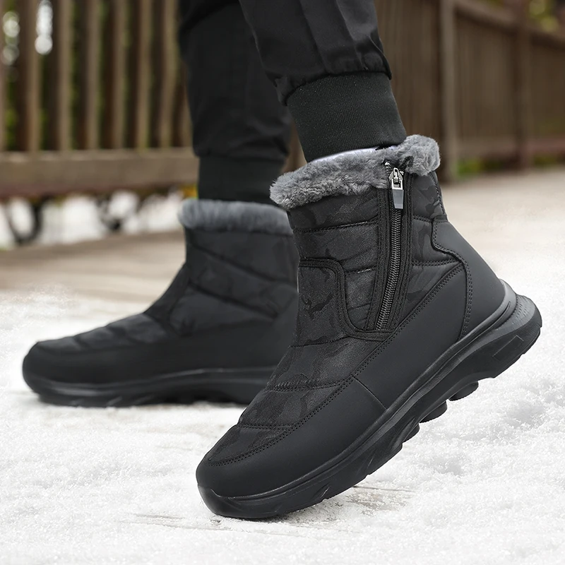 Winter Boot Insulated - Men Shoes Winter Casual Shoes Soft