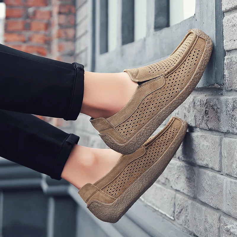 Men Loafers High-quality Slip  - Men Shoes For Office Work review and price