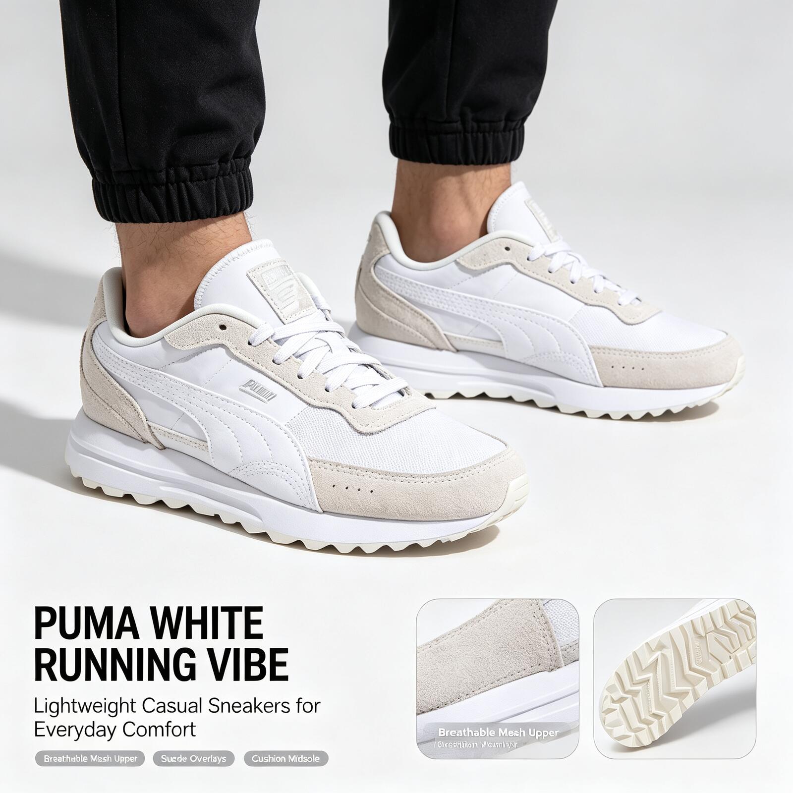 New Hot Puma White Lightweight - Men Shoes Jordan review and price