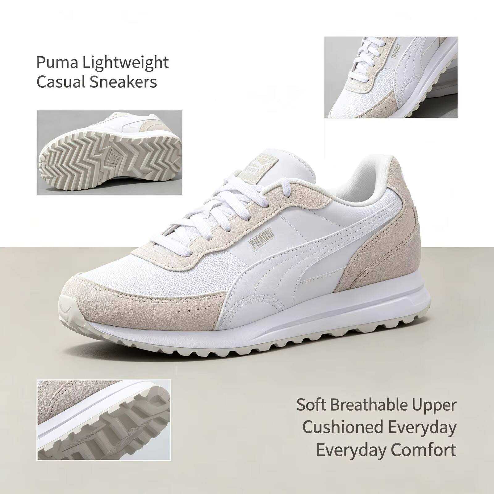 New Hot Puma White Lightweight - Men Shoes Jordan review and price