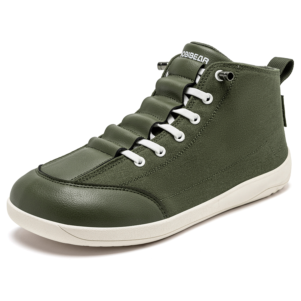 HOBIBEAR Mid-Top Canvas Boots  - Men'S Shoes Zero Drop review and price