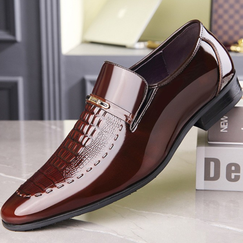Men Leather Shoes Patent Leath - Men Shoes For Office Work review and price