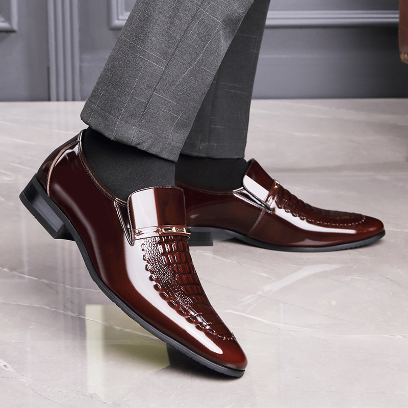 Men Leather Shoes Patent Leath - Men Shoes For Office Work review and price