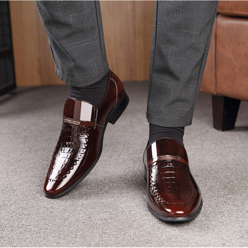 Men Leather Shoes Patent Leath - Men Shoes For Office Work review and price