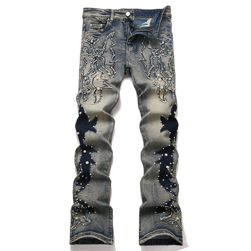 Men's Pearl Boot Cut Denim Jea - Men Shoes Jeans review and price
