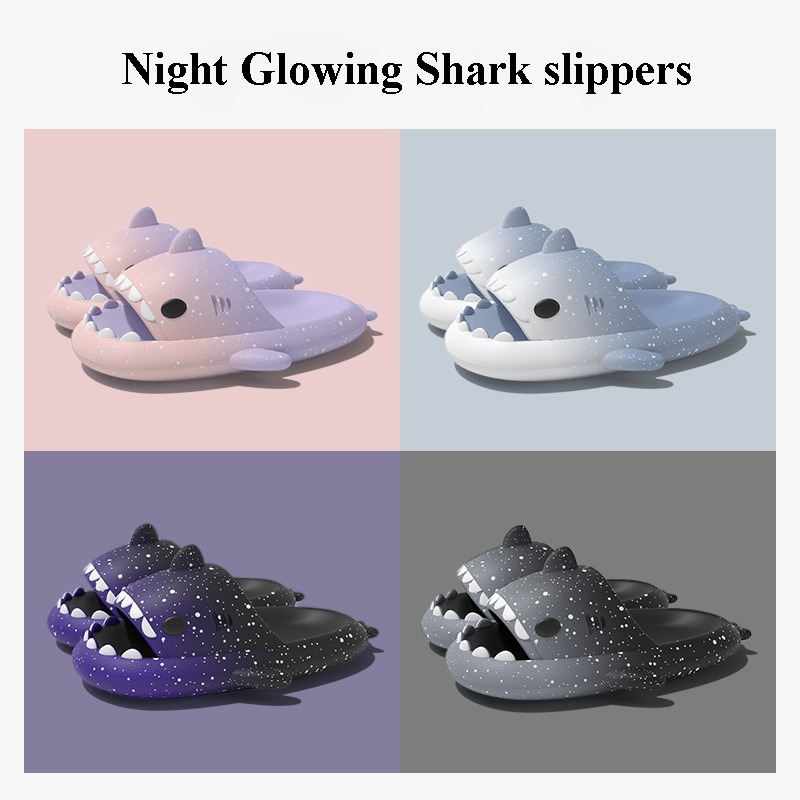 Cute Cartoon Shark Slippers Fo - Men'S Shoes In Style review and price
