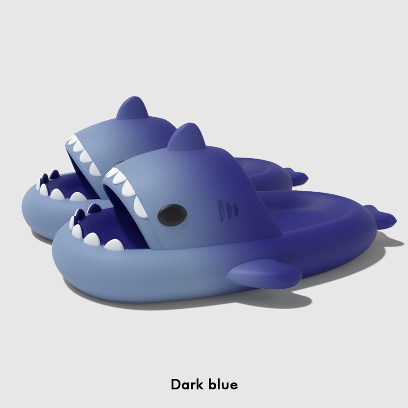 Cute Cartoon Shark Slippers Fo - Men'S Shoes In Style review and price