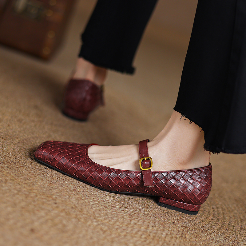 Woven Flat Bottom Mary Jane Wo - Men'S Shoes In Style review and price