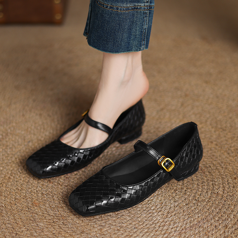 Woven Flat Bottom Mary Jane Wo - Men'S Shoes In Style review and price