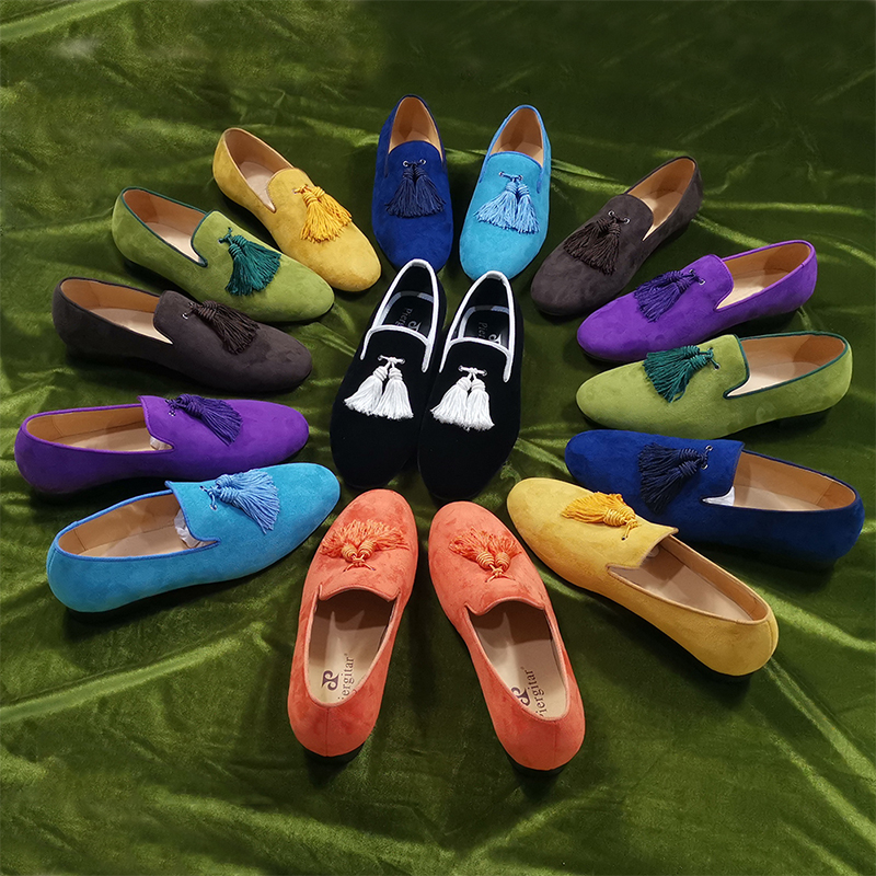 Piergitar Colorful Suede Belgi - Men'S Shoes Dressy Casual review and price