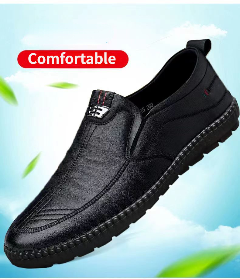 Mens Leather Loafers Non Slip  - Men Shoes For Office Work review and price