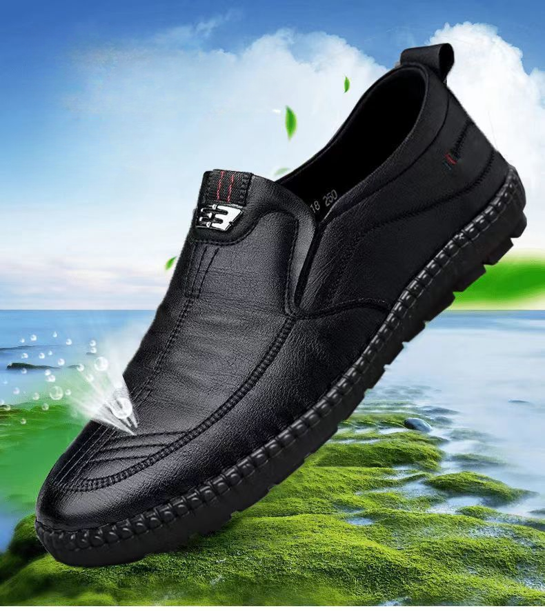 Mens Leather Loafers Non Slip  - Men Shoes For Office Work review and price