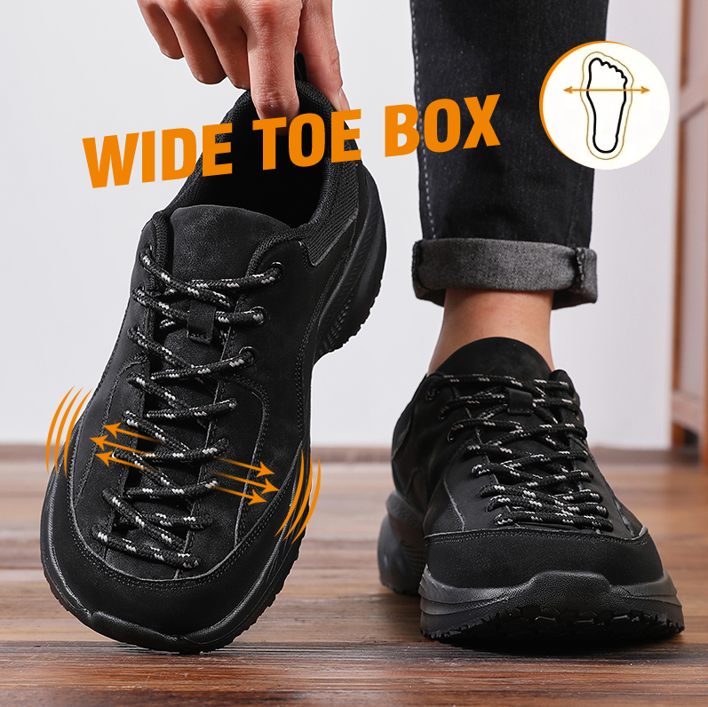 Men Wide Suede Hiking Shoes No - Men'S Shoes Zero Drop review and price