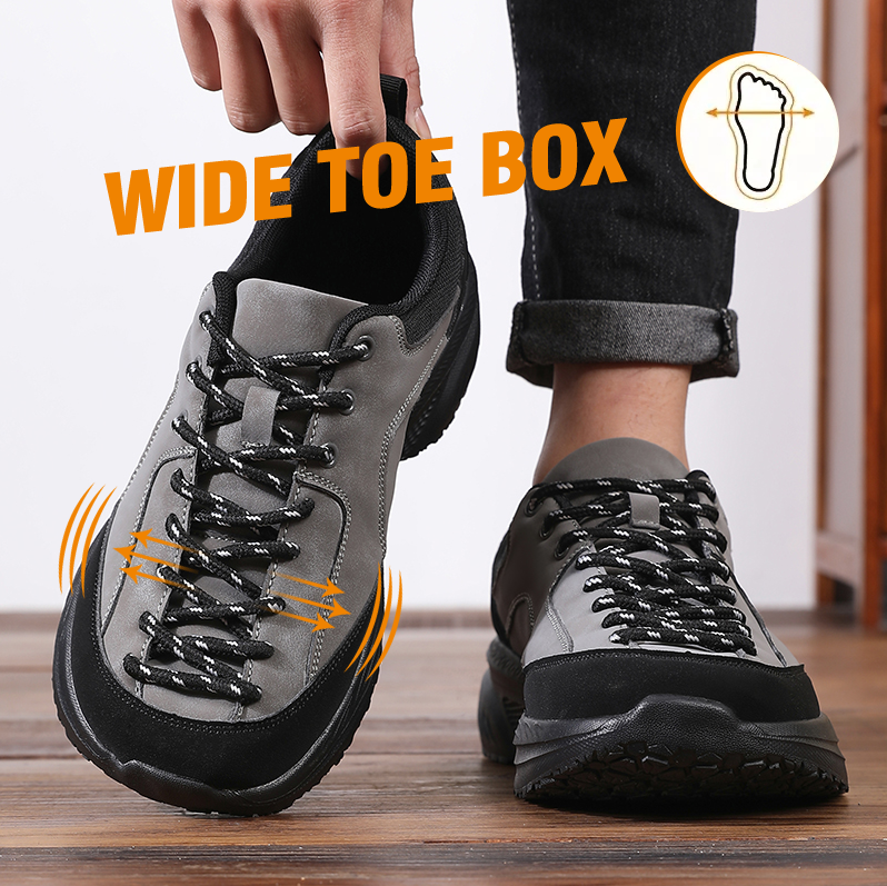Men Wide Suede Hiking Shoes No - Men'S Shoes Zero Drop review and price