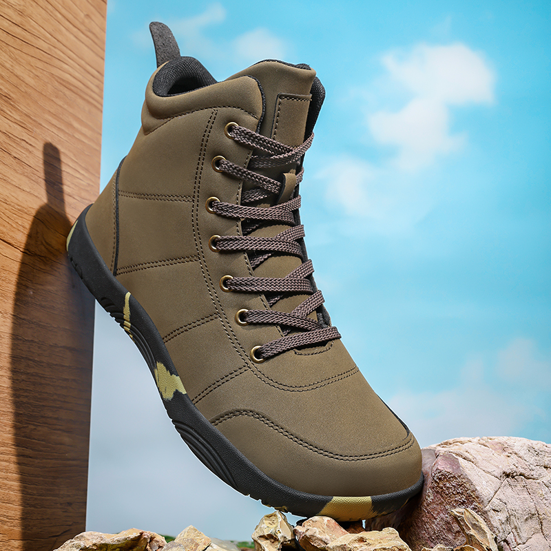 Outdoor Leather Men Ankle Boot - Xero Shoes Men review and price