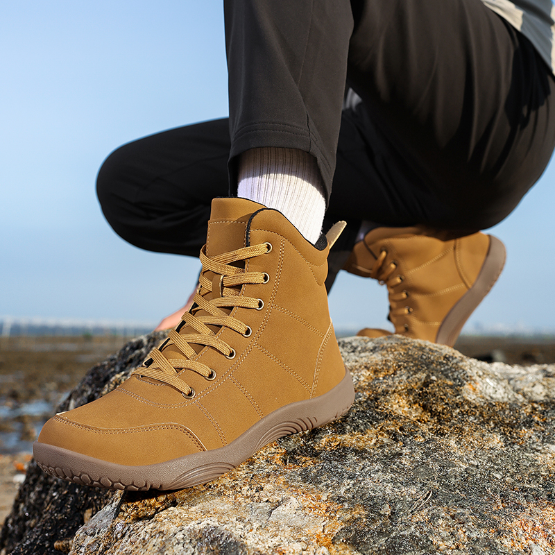 Outdoor Leather Men Ankle Boot - Xero Shoes Men review and price