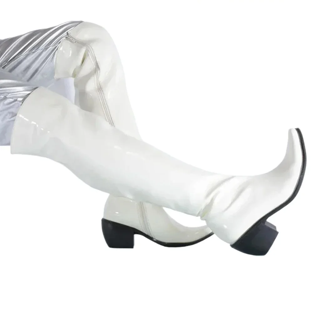 Fashion Men Patent Leather Ove - Shoes Heels Men review and price