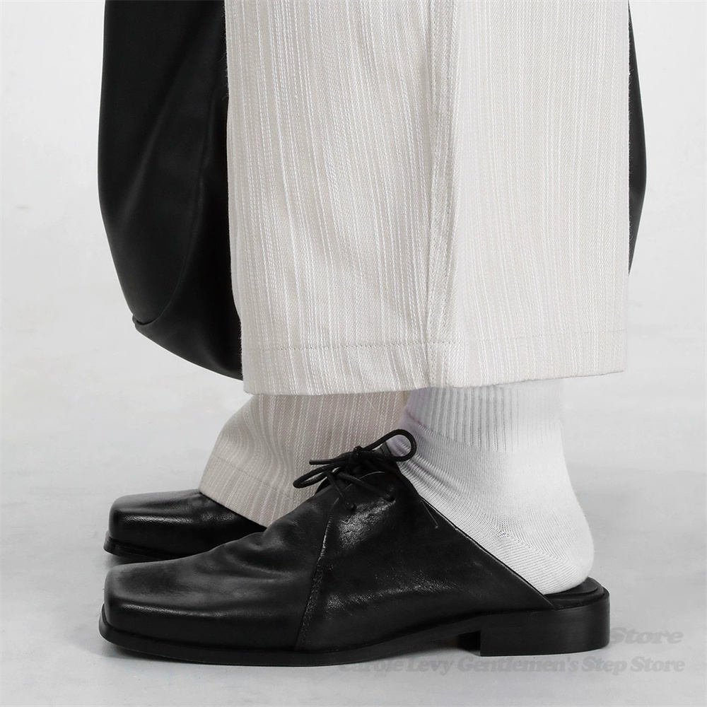 Washed Cowhide Toe Slippers Me - Men Shoes For Office Work review and price