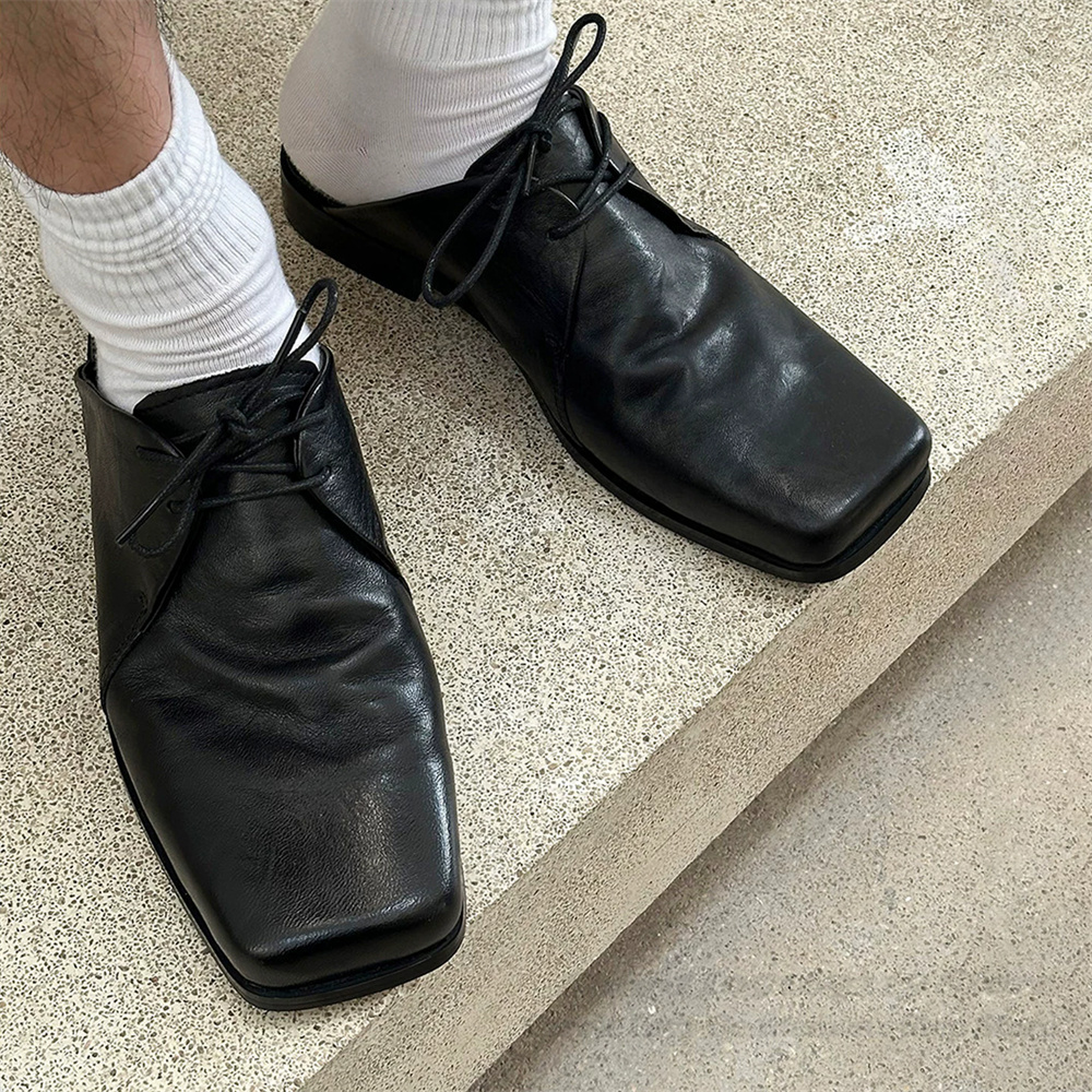 Washed Cowhide Toe Slippers Me - Men Shoes For Office Work review and price