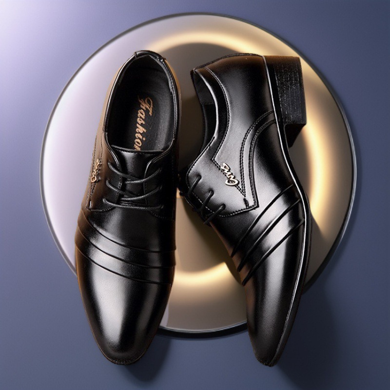 Mens PU Leather Shoes Wedding  - Men Shoes For Office Work review and price