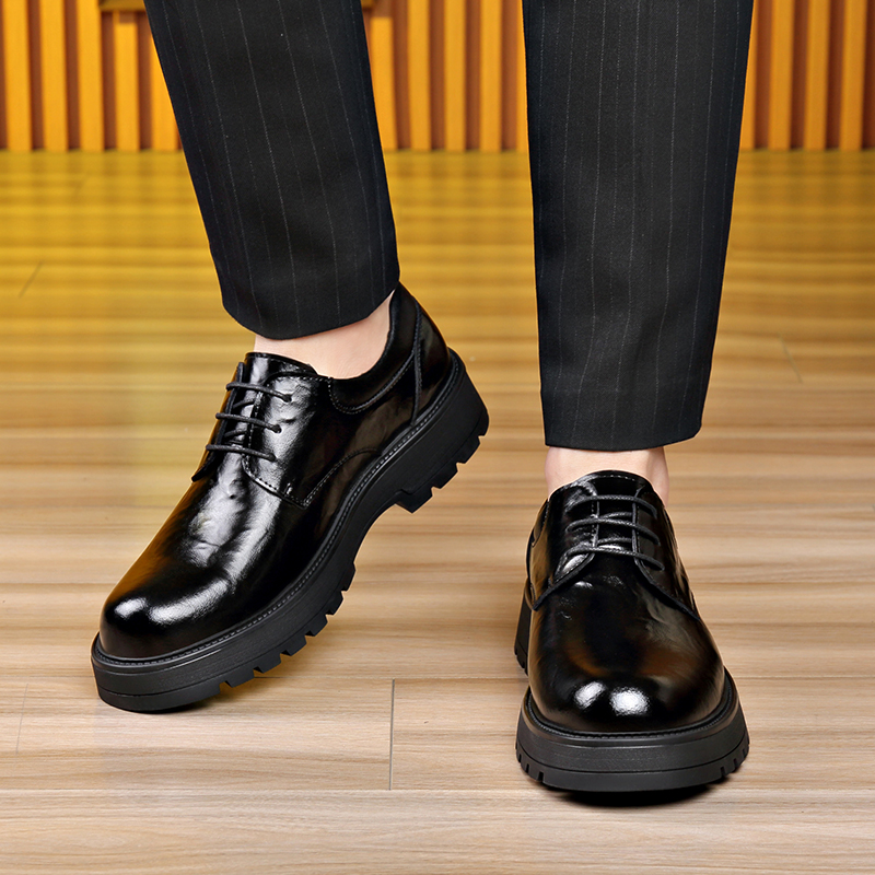 Men's casual leather shoes Ele - Men Shoes For Office Work review and price